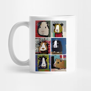 Cute Cartoon Guinea Pigs Mug